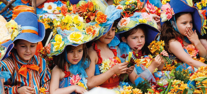 Foto vom Blumenfest auf Madeira