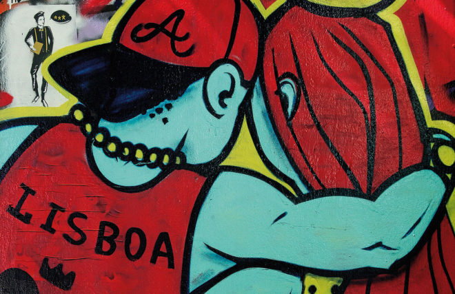 Graffiti-Foto aus Lissabon